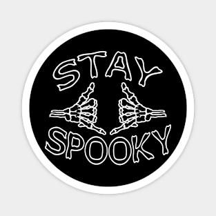 Halloween Skeleton Hands Shaka Sign Cool Stay Spooky Magnet